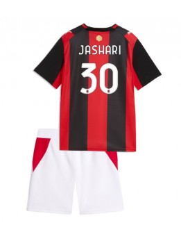 AC Milan Ardon Jashari #30 Heimtrikotsatz für Kinder 2026-27 Kurzarm (+ Kurze Hosen)
